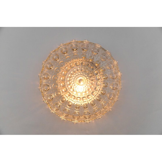 Image 1 of Vintage helder glazen plafondlamp van Helena Tynell, Duitsland 1960