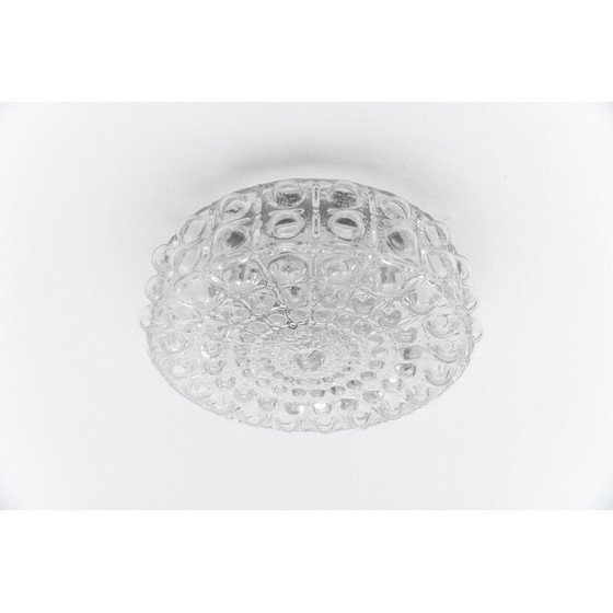 Image 1 of Vintage helder glazen plafondlamp van Helena Tynell, Duitsland 1960