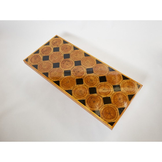 Image 1 of Vintage massief eiken salontafel, 1960