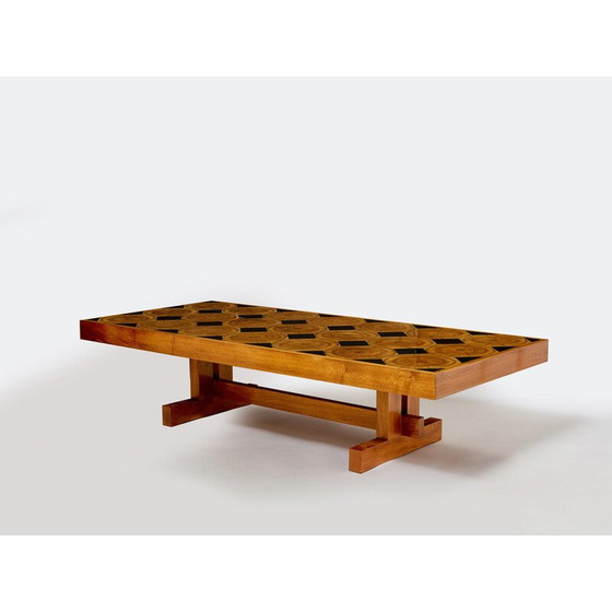 Image 1 of Vintage massief eiken salontafel, 1960