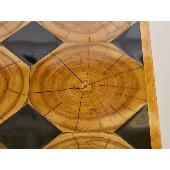 Image 1 of Vintage massief eiken salontafel, 1960