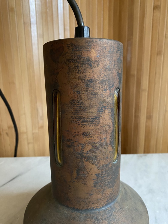 Image 1 of Vintage koperen hanglamp