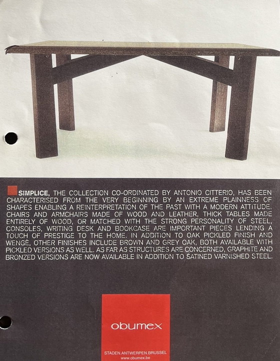 Image 1 of Tafel Maxalto By Antonio Citterio