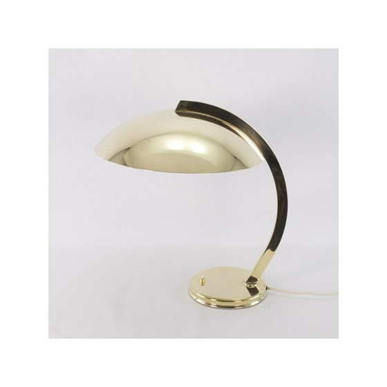 Image 1 of Vintage messing bureaulamp voor Hillebrand, 1930-1940