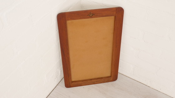 Image 1 of Vintage spiegel | Teak | 48 cm