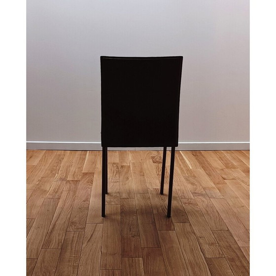 Image 1 of Vintage stoel in dik geverfd leer van Margot voor Cattelan Italia