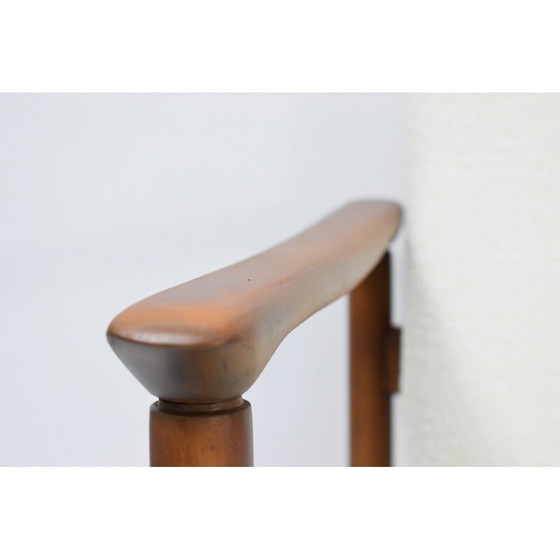 Image 1 of Vintage fauteuil in wit boucle van E. Homma