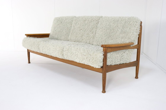 Image 1 of Unieke Flubby Bank + 2 Fauteuils 'Sliedrecht' Vintage