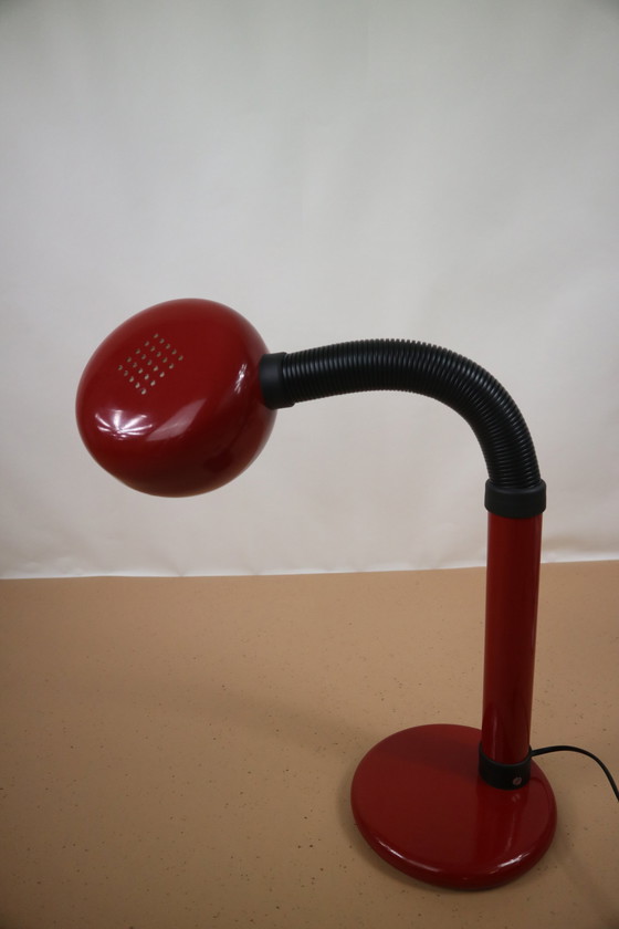 Image 1 of Vintage Rode Tafellamp