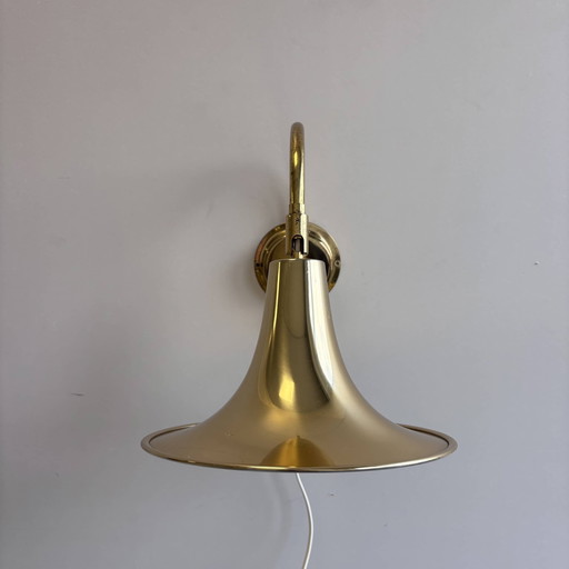 Vintage Wandlamp Messing Börje Claes