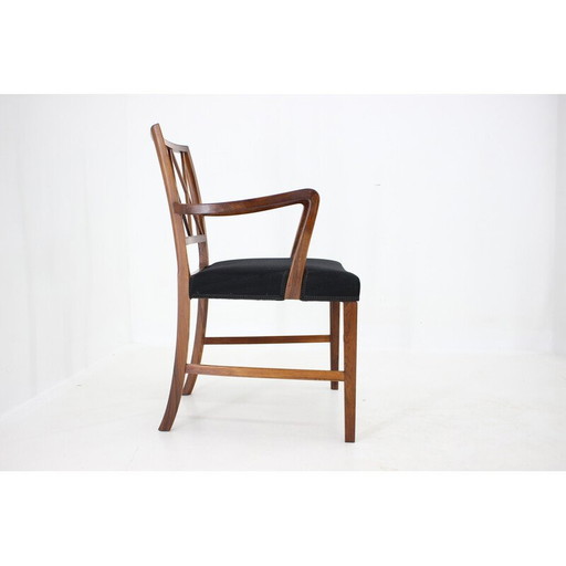 Vintage rozenhouten fauteuil van Ole Wanscher voor Aj Iverson Snedkermester, Denemarken 1960