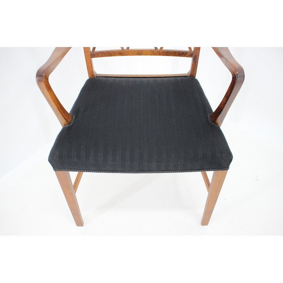 Image 1 of Vintage rozenhouten fauteuil van Ole Wanscher voor Aj Iverson Snedkermester, Denemarken 1960