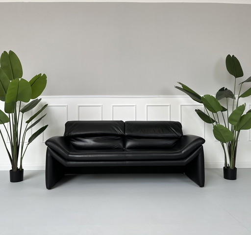 De Sede Designer Merk Sofa Leder Desede Zwart Zwitserland