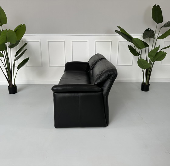 Image 1 of De Sede Designer Merk Sofa Leder Desede Zwart Zwitserland