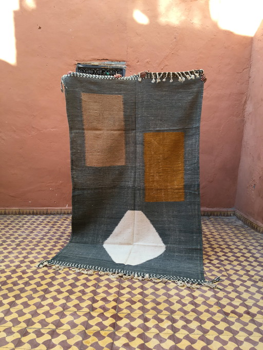 Kelim Boujaad Berber Tapijt 247 X 149 Cm