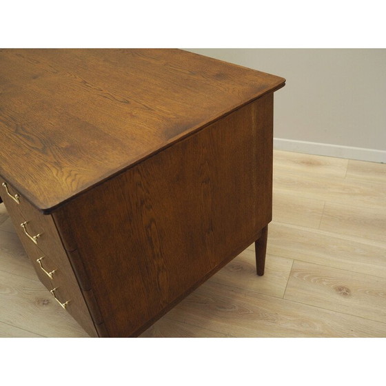 Image 1 of Vintage eikenhouten bureau, Denemarken 1970
