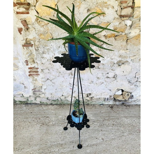 Vintage brutalistische plantenhouder, 1960-1970