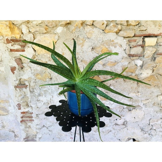 Image 1 of Vintage brutalistische plantenhouder, 1960-1970