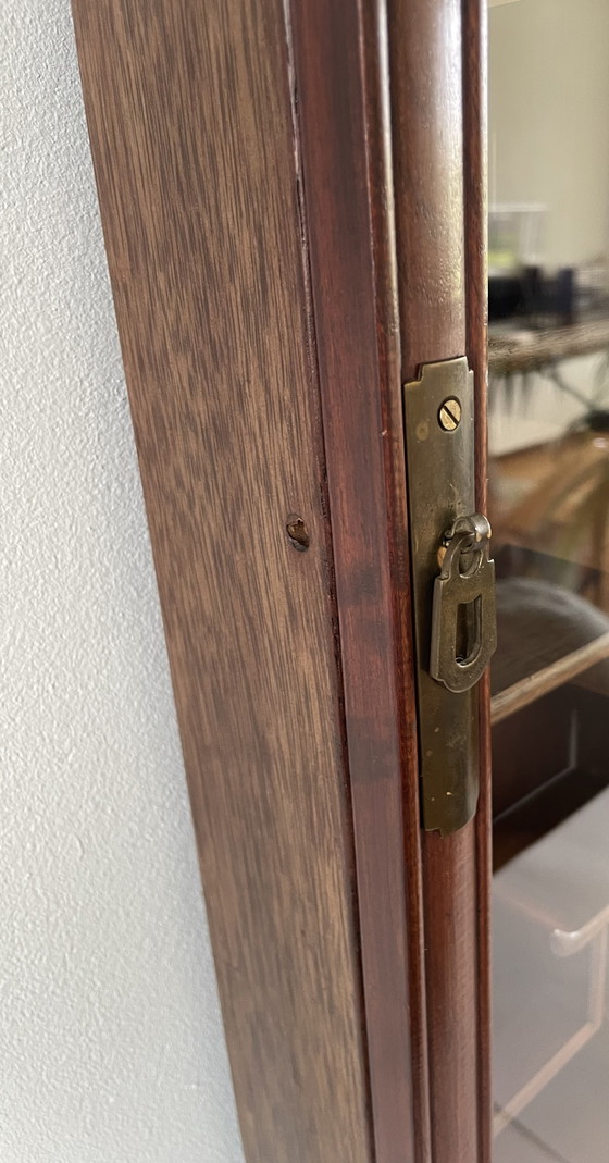 Image 1 of Vintage Chinees Wandkast/ Vitrinekast