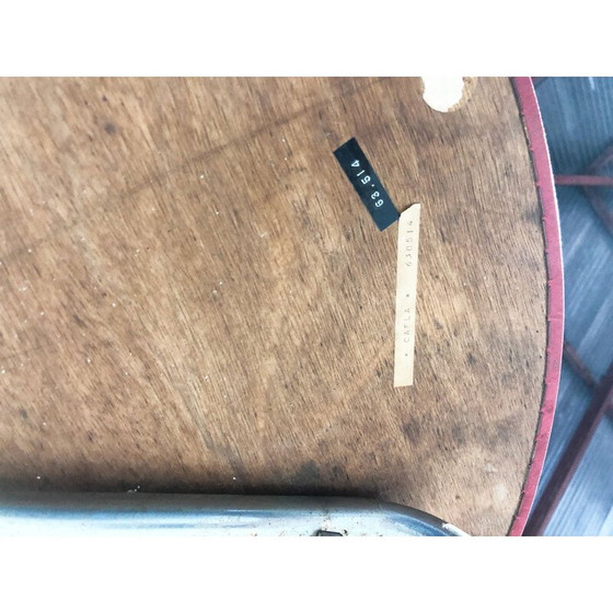 Image 1 of Vintage skai en aluminium tafel, 1960-1970