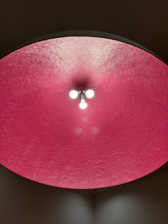 Image 1 of Mezza Luna Tweekleurige Plafondlamp. 120 cm in diameter