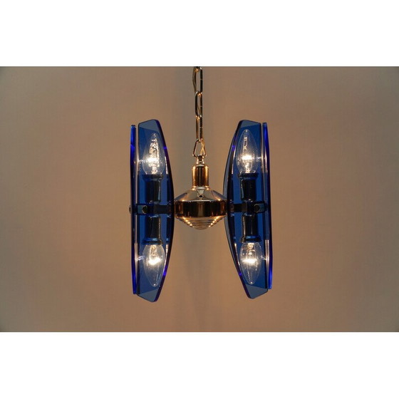 Image 1 of Vintage plafondlamp van Antonio Lupi voor Veca Italië 1960