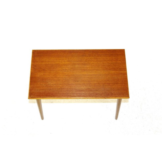 Image 1 of Vintage teakhouten bijzettafel, Zweden 1960