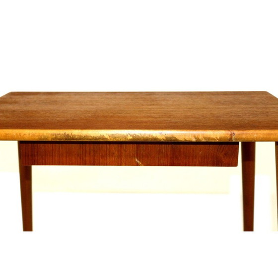 Image 1 of Vintage teakhouten bijzettafel, Zweden 1960