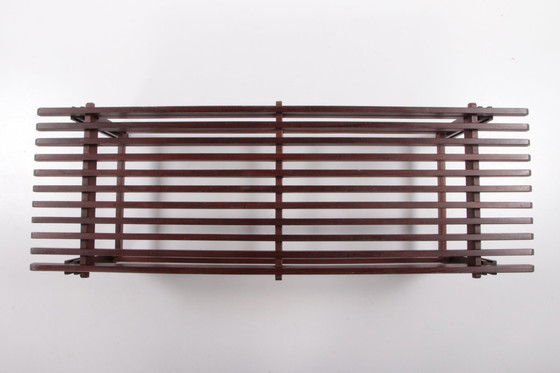 Image 1 of Ico & Luisa Parisi Vintage Houten Bankje, Italiaans Design 1960