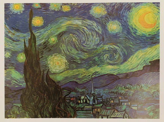 Image 1 of Vincent Van Gogh: “Sterrennacht, 1889”.