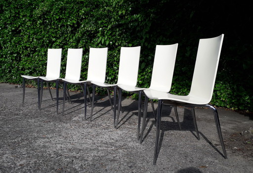 6x Driade Olly Tango stoelen ontwerp Philippe Starck