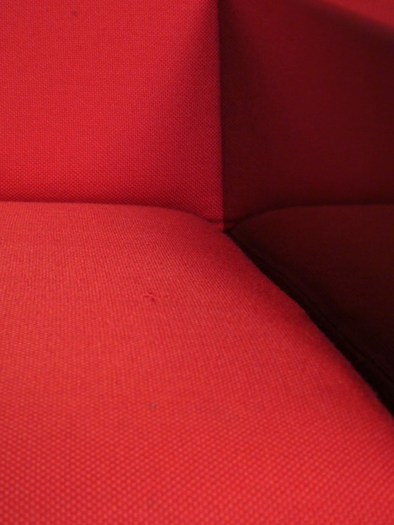 Image 1 of Artifort model 750 - Sandwich sofa - Red Kvadrat