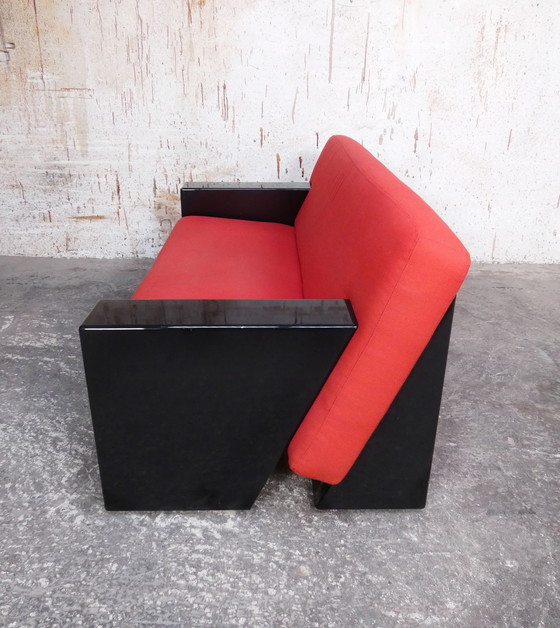 Image 1 of Artifort model 750 - Sandwich sofa - Red Kvadrat