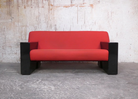 Image 1 of Artifort model 750 - Sandwich sofa - Red Kvadrat