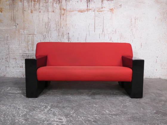 Image 1 of Artifort model 750 - Sandwich sofa - Red Kvadrat