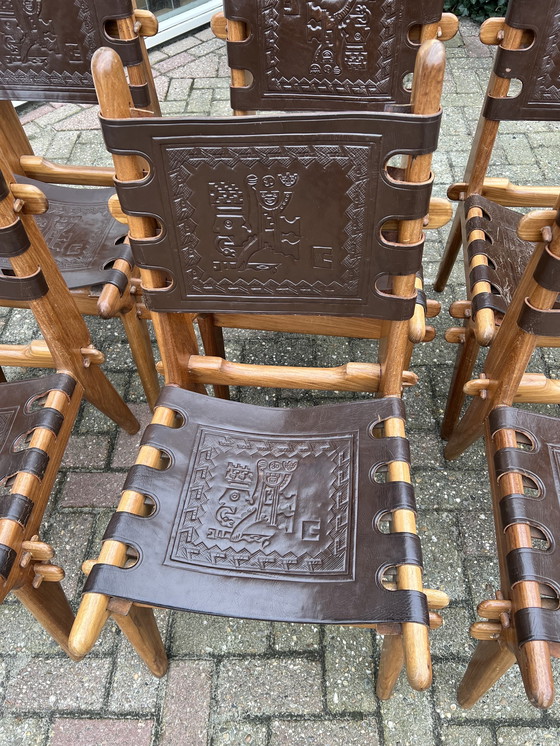 Image 1 of Angel Pazmino eetkamerstoelen, 1960s