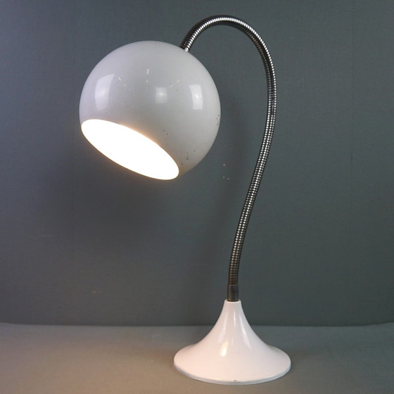 Image 1 of Vintage witte bureaulamp