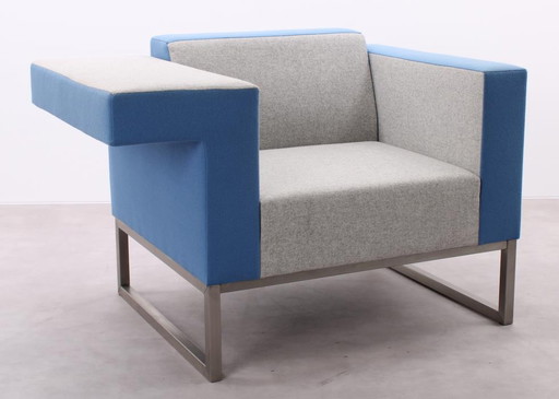 Casala Palau Bricks fauteuil blauw