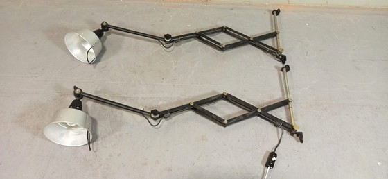 Image 1 of 2 vintage schaarlampen