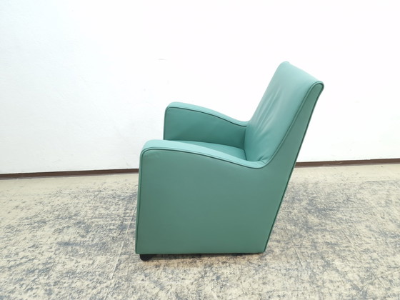 Image 1 of Wittmann leren fauteuil design fauteuil stoel lounge stoel fauteuil