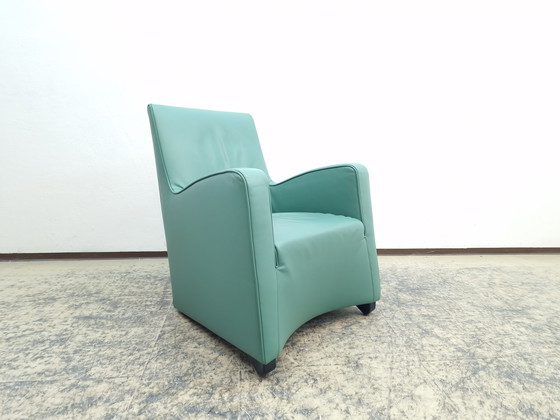 Image 1 of Wittmann leren fauteuil design fauteuil stoel lounge stoel fauteuil