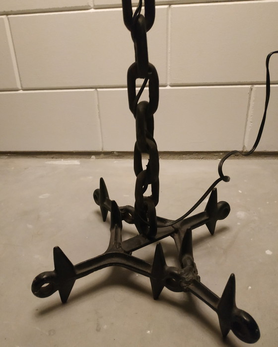 Image 1 of Vintage Kettinglamp Brutalist Style Jaren 50-60