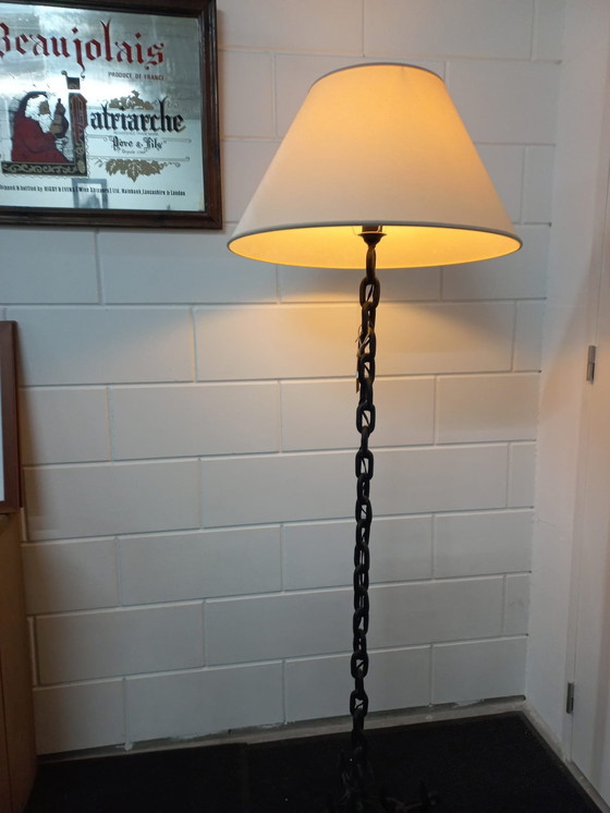Image 1 of Vintage Kettinglamp Brutalist Style Jaren 50-60