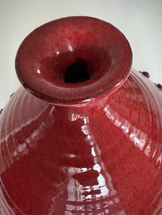 Image 1 of Deense keramische hanglamp, steengoed, vintage jaren 70