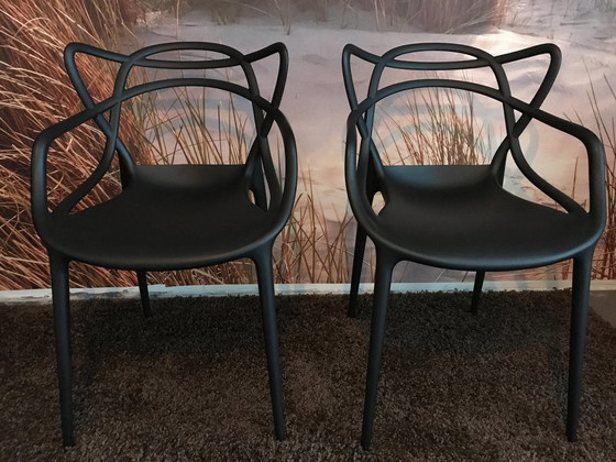 Image 1 of 2x Kartell Masters Stoel By Philippe Starck