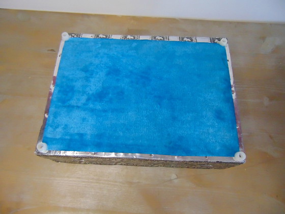 Image 1 of Blauw En Zwart  Juwelenkistjes   Herkomst  India 