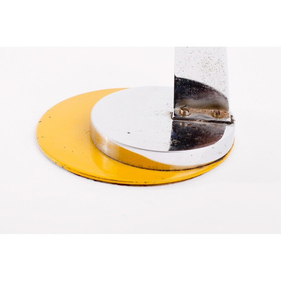 Image 1 of Vintage Hongaarse Gele Tafellamp - 1970