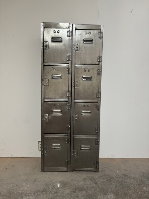 Vintage Industrial Locker Kast.  