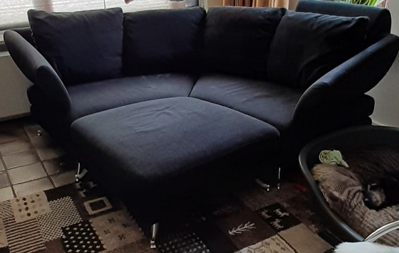 Image 1 of Rolf Benz 222 Design Hoekbank  Met Love Seat