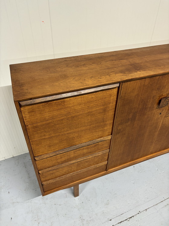 Image 1 of Scandinavisch Teakhouten Highboard